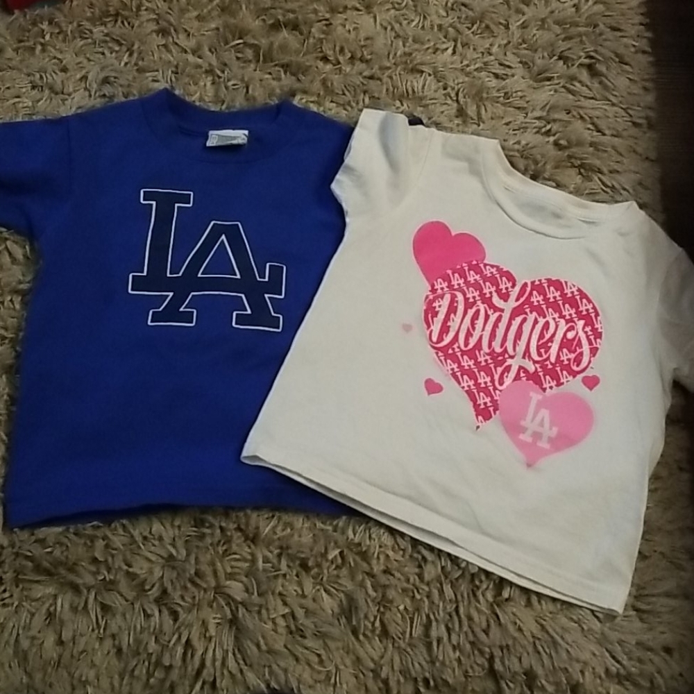 LA Dodgers toddler tshirts